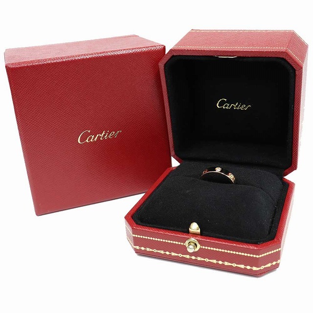 （美品）カルティエ CARTIER ウエディングリング ミニラブリング ＃50 B4050750 9031