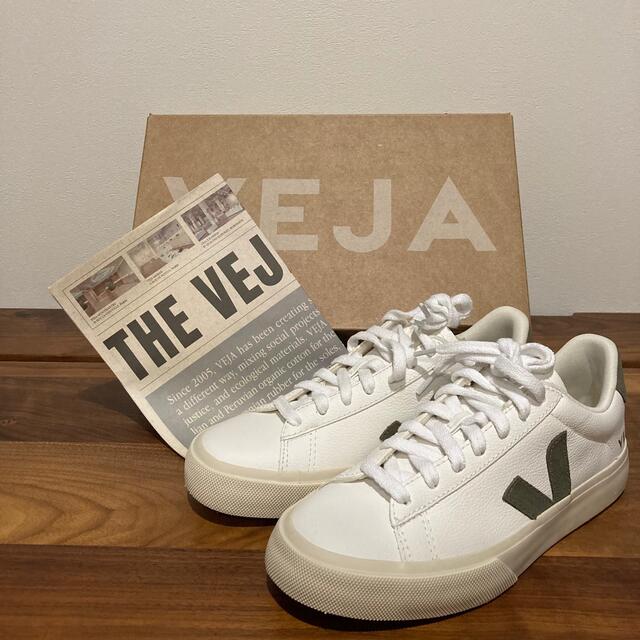 スニーカー[22.5cm] Veja Compo white / Kaki