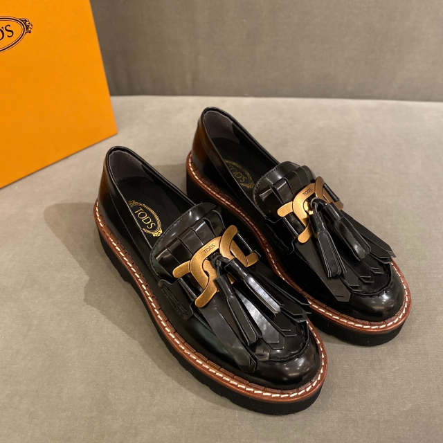 TOD'S - トッズ ケイト レザー ローファー ブラック tod'sの通販 by マツ@即購入OK!｜トッズならラクマ