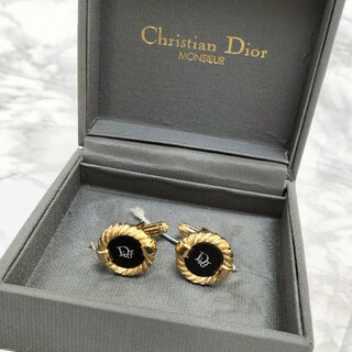 クリスチャンディオール(Christian Dior)のDIOR ディオール カフス カフリンクス ゴールド クラシック AM454(カフリンクス)