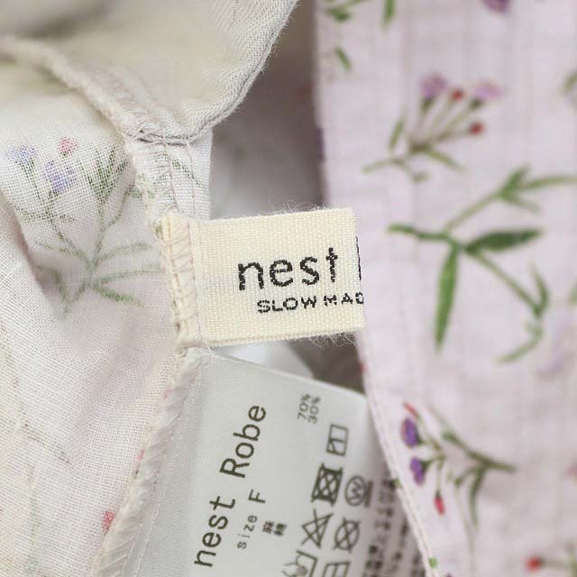 nest Robe(ネストローブ)のネストローブ ×轟木節子 21SS スカート ロング フレア リネン 花柄 レディースのスカート(ロングスカート)の商品写真