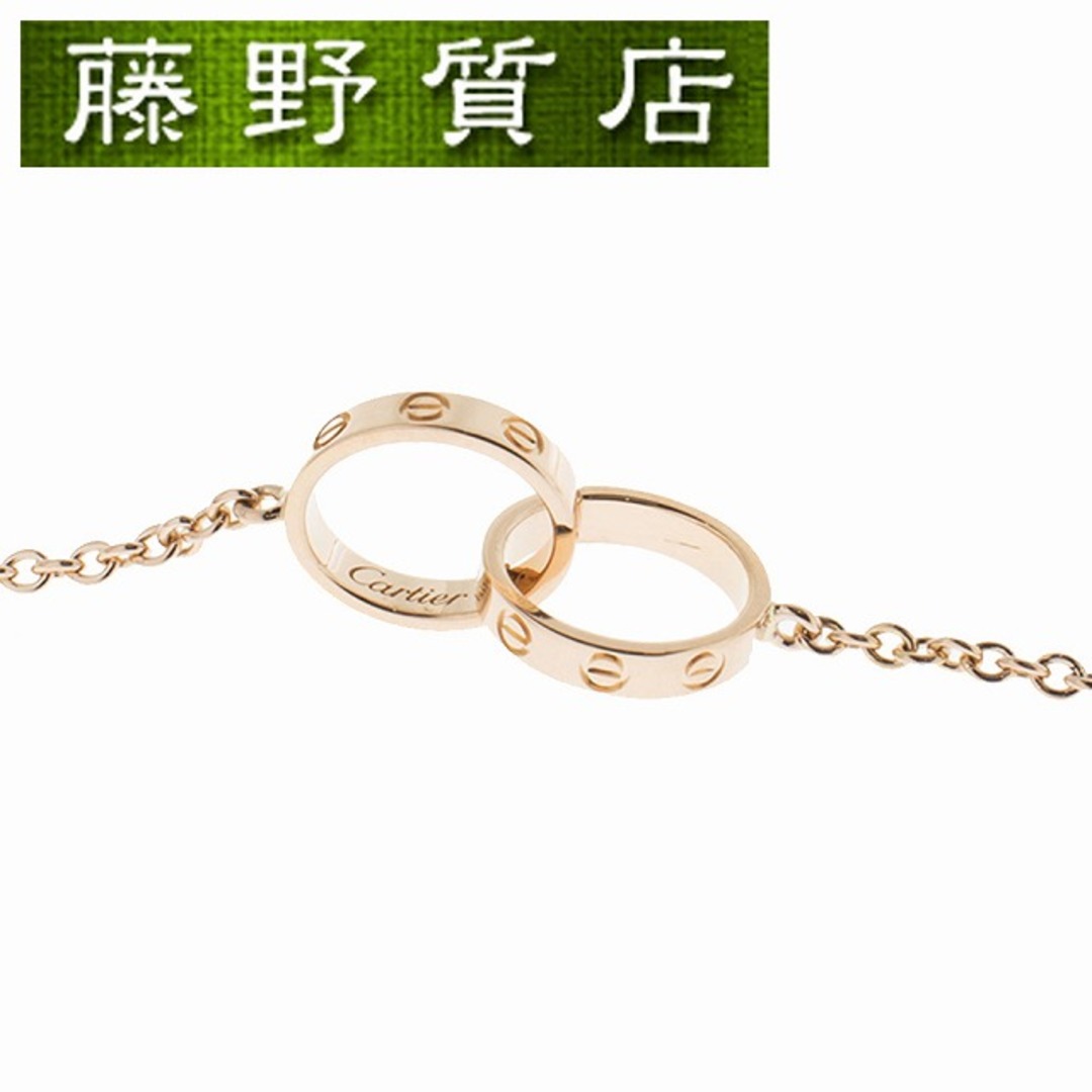 （美品）カルティエ CARTIER ベビーラブ ネックレス LOVE ネックレス K18 PG ピンクゴールド B7212300 8953