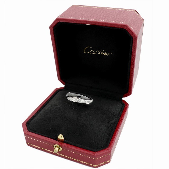 Cartier - (美品)カルティエ CARTIER トリニティ 3連 リング Cartier - (美品)カルティエ CARTIER トリニティ 3連 リング