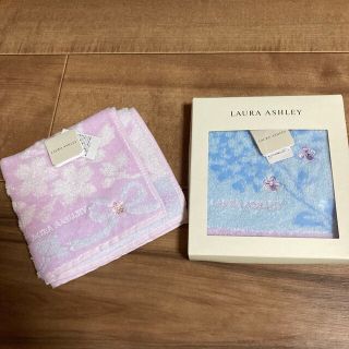 ローラアシュレイ(LAURA ASHLEY)の新品　LAURA ASHLEY  ハンカチ2枚セット(ハンカチ)