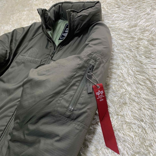 ALPHA INDUSTRIES(アルファインダストリーズ)のアルファインダストリーズ コールドパーカー ミリタリージャケット カーキ S メンズのジャケット/アウター(ダウンジャケット)の商品写真