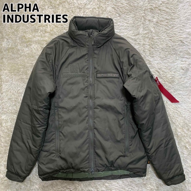 ALPHA INDUSTRIES(アルファインダストリーズ)のアルファインダストリーズ コールドパーカー ミリタリージャケット カーキ S メンズのジャケット/アウター(ダウンジャケット)の商品写真