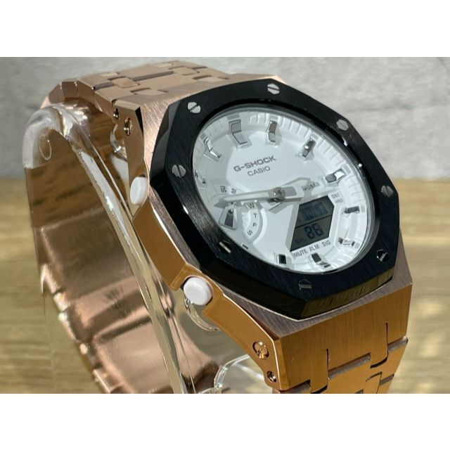 本物 新品未使用 Gショック グリッドピンクゴールド メタル gma-s2100