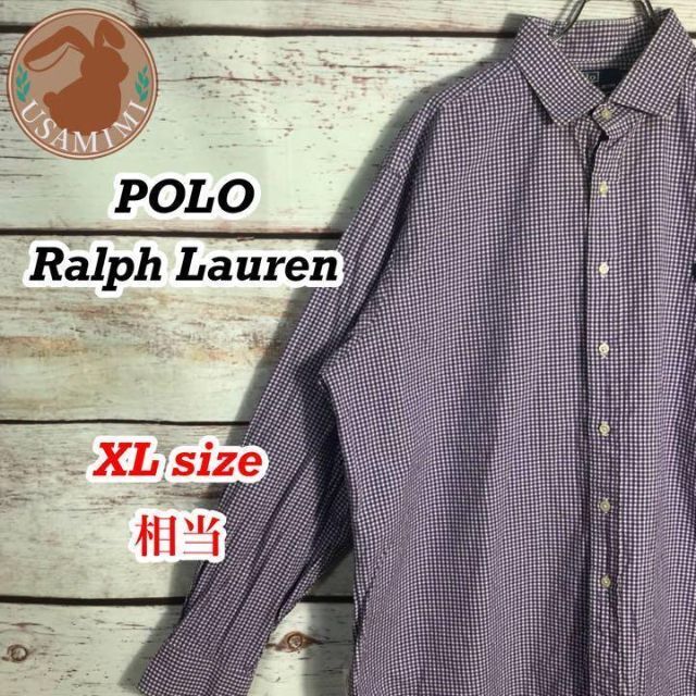 POLO RALPH LAUREN(ポロラルフローレン)のポロラルフローレン CLASSIC FIT ギンガムチェック XL相当 メンズのトップス(シャツ)の商品写真