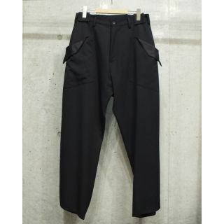 ヨウジヤマモト(Yohji Yamamoto)の22S/S【極美品】sulvam ノータックフラップパンツ M スラックス(スラックス)