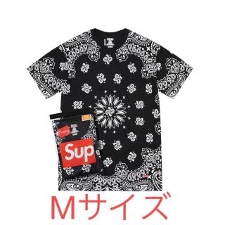 シュプリーム(Supreme)のSupreme Hanes Bandana Tagless Tees 2Pack(Tシャツ/カットソー(半袖/袖なし))