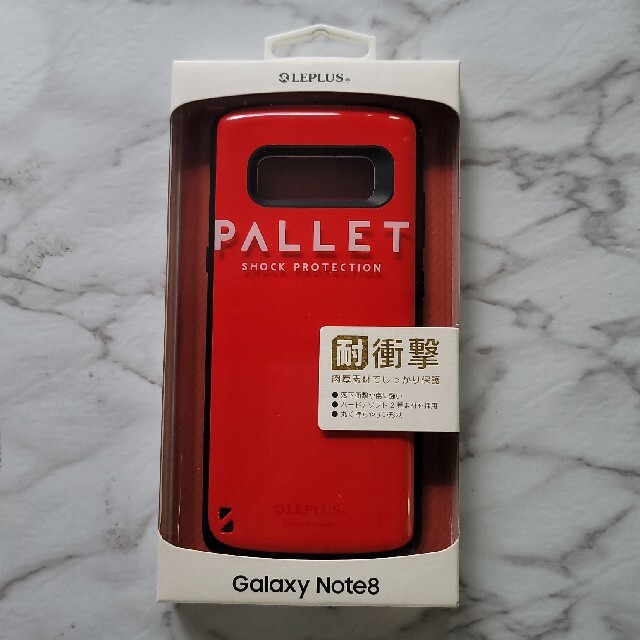 Galaxy(ギャラクシー)のGalaxy Note8 　 耐衝撃ハイブリッドケース　レッド　新品 スマホ/家電/カメラのスマホアクセサリー(Androidケース)の商品写真