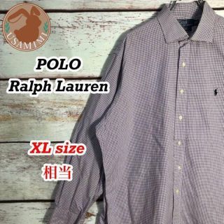 ラルフローレン(Ralph Lauren)のポロラルフローレン REGENT CUSTOM FIT チェック柄 XL相当(シャツ)