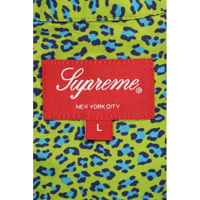 Supreme(シュプリーム)のシュプリーム 22SS Leopard Silk S/S Shirt レオパードシルク半袖シャツ メンズ L メンズのトップス(シャツ)の商品写真