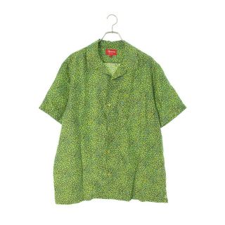 シュプリーム(Supreme)のシュプリーム 22SS Leopard Silk S/S Shirt レオパードシルク半袖シャツ メンズ L(シャツ)