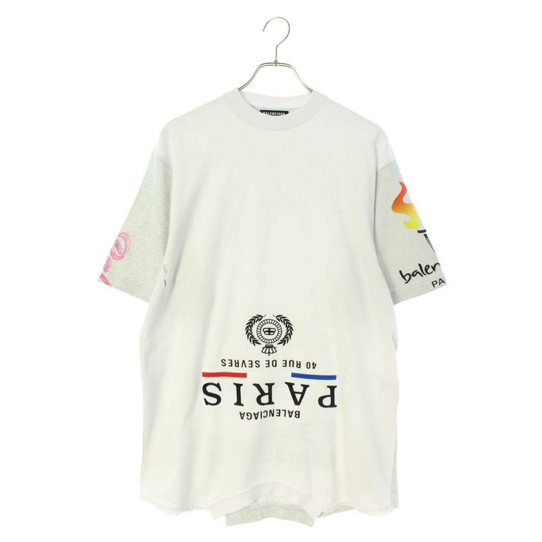 バレンシアガ  22SS  698811 TMVC9 スピードハンターズアップサイドダウンTシャツ メンズ 4