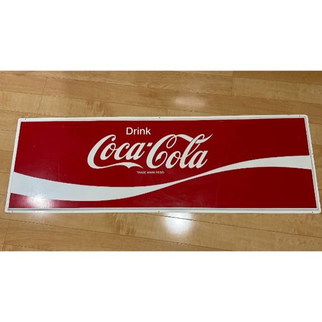 コカ・コーラ - コカコーラ ホーロー ブリキ看板 大型 ビンテージ 当時 