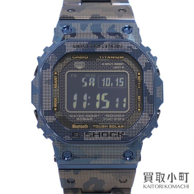 カシオ【CASIO G-SHOCK】Gショック フルメタルスクエア カモフラ