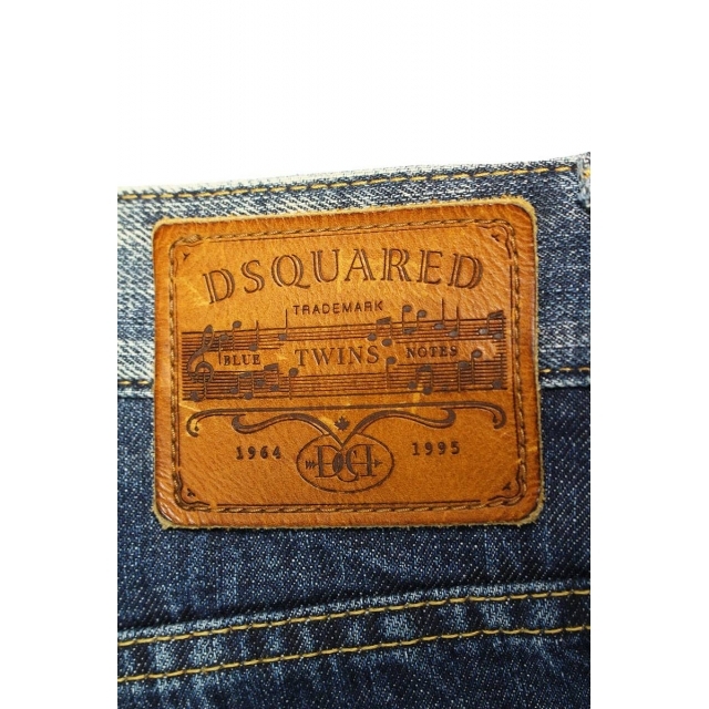 DSQUARED2(ディースクエアード)のディースクエアード 13AW S74LA0530 クラッシュリペア加工デニムパンツ メンズ 46 メンズのパンツ(デニム/ジーンズ)の商品写真