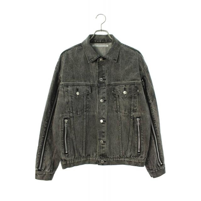 JOHN LAWRENCE SULLIVAN(ジョンローレンスサリバン)のジョンローレンスサリバン BLEACHED DENIM ZIPPED JACKET 1A013-0320-15 マルチジップデザインデニムジャケット メンズ 46 メンズのジャケット/アウター(Gジャン/デニムジャケット)の商品写真