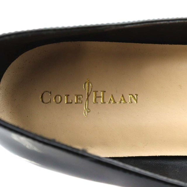 Cole Haan(コールハーン)のコールハーン パンプス フラットシューズ エナメル 7 24.0cm 黒 レディースの靴/シューズ(ハイヒール/パンプス)の商品写真