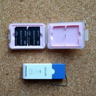 SONY MEMORY STICK ＆ maxell CARD READER(PC周辺機器)