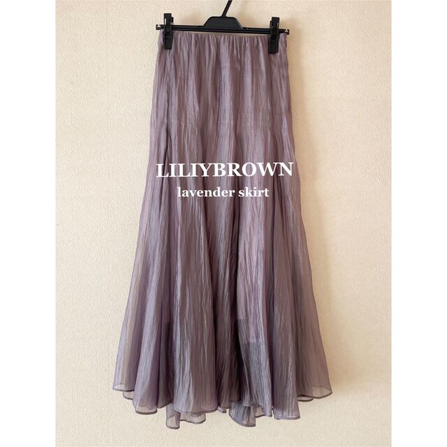 Lily Brown(リリーブラウン)の【LILIYBROWN】フレアスカート レディースのスカート(ロングスカート)の商品写真