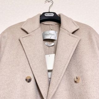 マックスマーラ(Max Mara)のMaxMara カシミヤ100 コート　ベージュ　白タグ　定価53万(ピーコート)