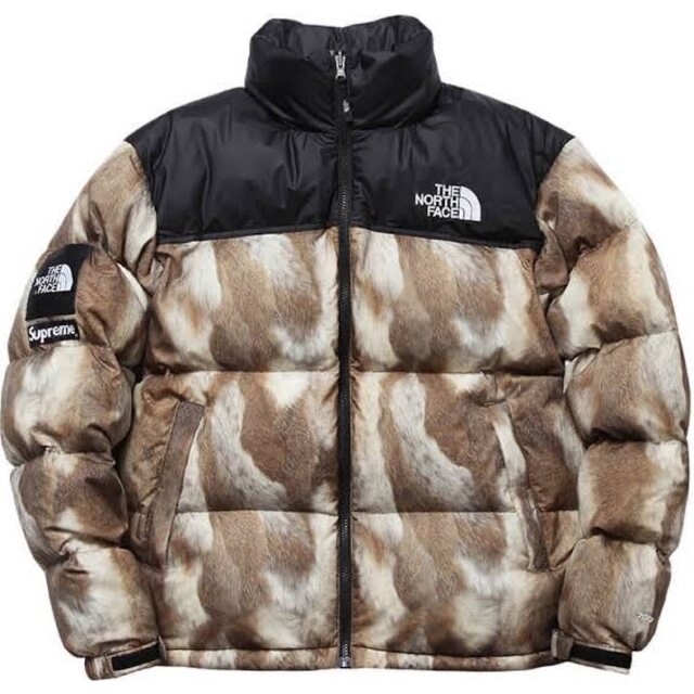 大注目】 Supreme - supreme north face Fur nuptse ダウンジャケット