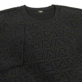 フェンディ(FENDI)のフェンディ 美品 20SS Tシャツ ズッカ FF バーディゴ柄 XXL 黒(Tシャツ/カットソー(半袖/袖なし))