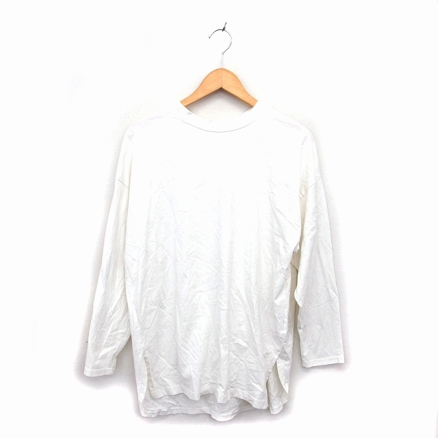 GRL(グレイル)のグレイル GRL カットソー Tシャツ クルーネック コットン オーバーサイ レディースのトップス(Tシャツ(長袖/七分))の商品写真