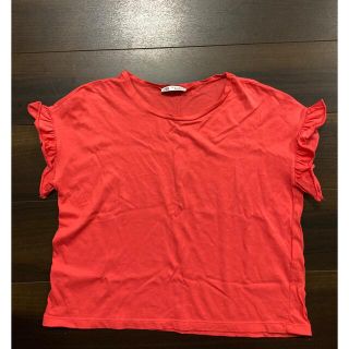 ザラ(ZARA)のZARA フリル袖Ｔシャツ(Tシャツ(半袖/袖なし))