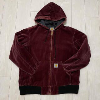 カーハート carhartt パーカー ブラック XS ベロアパーカー