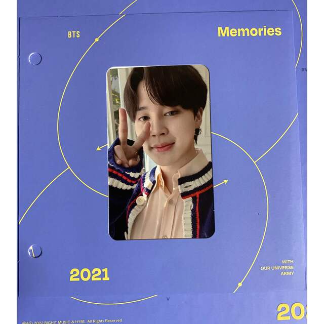 BTS Memories of 2021  トレカ　ジミン　jimin