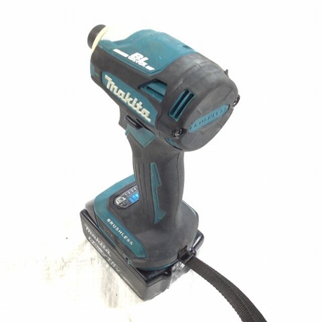 ☆品☆makita マキタ 18V 充電式インパクトドライバ TD172D バッテリー2個(18V 5.0Ah) 充電器 ケース付き 60235