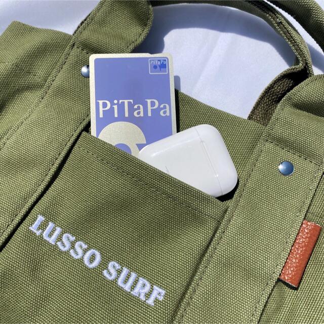 Ron Herman(ロンハーマン)の西海岸系⭐︎LUSSO SURF マルチポケットトートバッグ　カーキ　RVCA メンズのバッグ(トートバッグ)の商品写真