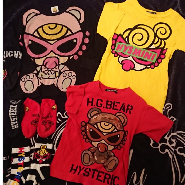 HYSTERIC MINI(ヒステリックミニ)のヒスミニset キッズ/ベビー/マタニティのキッズ服女の子用(90cm~)(Tシャツ/カットソー)の商品写真