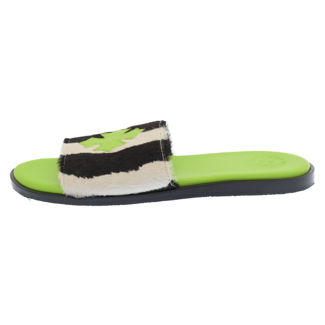 CHROME HEARTS クロムハーツ CH SLIDE LEATHER SANDALS CHプラス