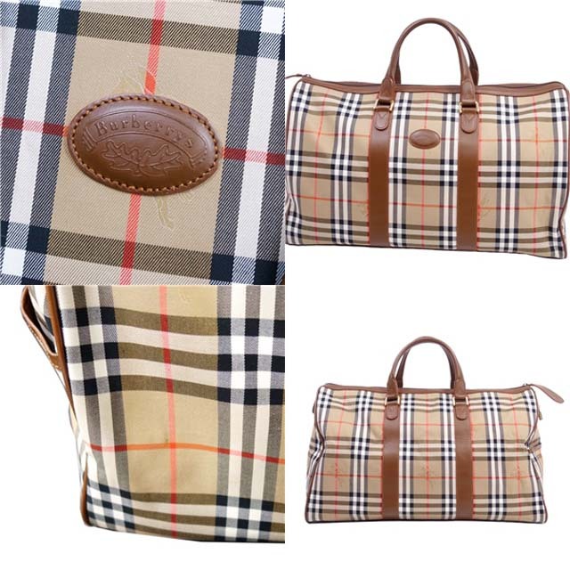 BURBERRY - Vintage バーバリー Burberrys バッグ ボストン ホース