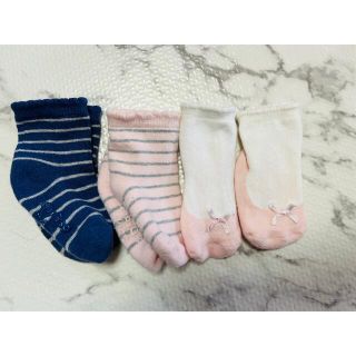 ベビーギャップ(babyGAP)のベビーギャップ　バレエシューズ風ベビーソックス3足(靴下/タイツ)