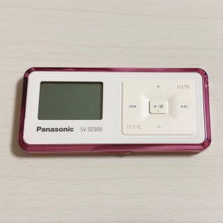 パナソニック(Panasonic)のPanasonic　D-snap　オーディオ　SV-SD300　ピンク(ポータブルプレーヤー)