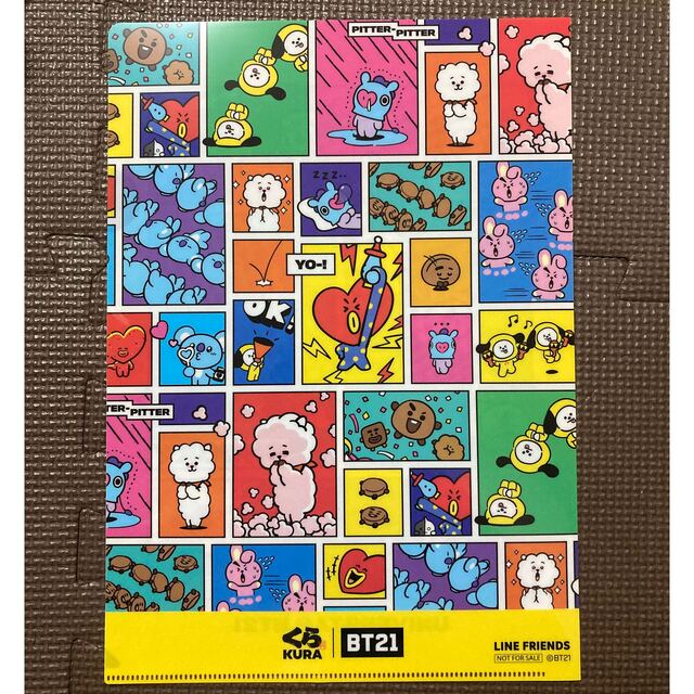 BT21クリアファイル くら寿司 エンタメ/ホビーのアニメグッズ(クリアファイル)の商品写真