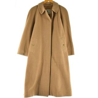 バーバリー(BURBERRY)の古着 バーバリー Burberry's カシミア混 ウール ステンカラーコート バルマカーンコート 英国製 レディースXL /eaa288445(その他)