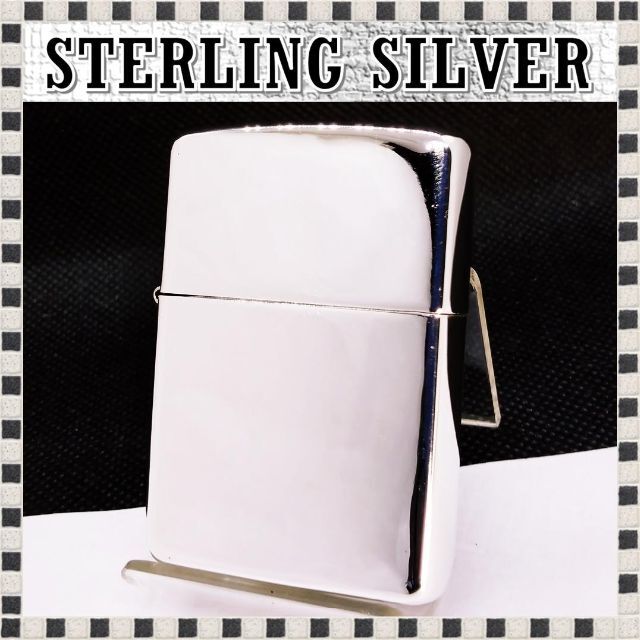 №1381 ZIPPO スターリングシルバー STERLING SILVER-