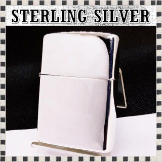 ジッポー(ZIPPO)の№1381 ZIPPO スターリングシルバー STERLING SILVER(タバコグッズ)