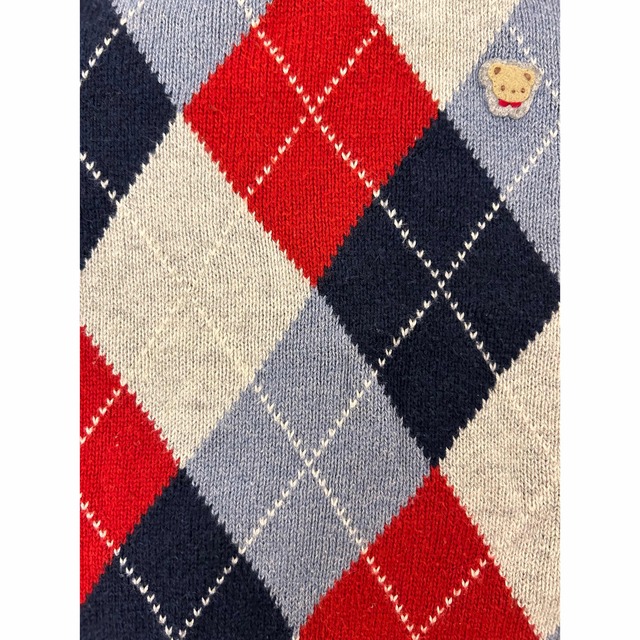 familiar - ファミリア♡ニットベスト美品120の通販 by いちご's shop