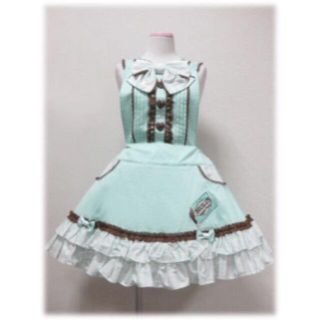 アンジェリックプリティー(Angelic Pretty)のMelty Chocolate ワッペンサロペット(サロペット/オーバーオール)