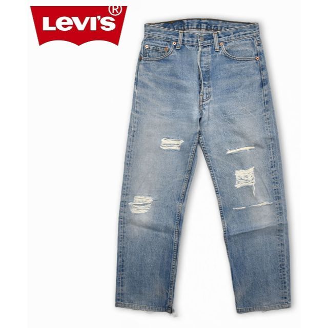 90’s USA製 Levi's リーバイス 501XX ダメージ デニム 31