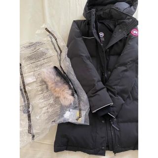 カナダグース(CANADA GOOSE)の（美品）カナダグース  ブラック　キッズLサイズ　(ダウンジャケット)