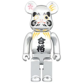 メディコムトイ(MEDICOM TOY)のBE@RBRICK 達磨合格銀メッキ　100%&400% 2セット(その他)