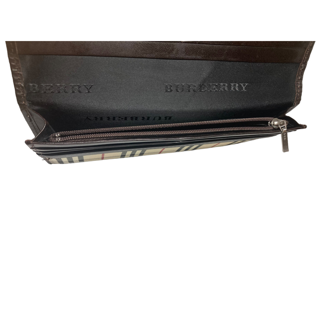 BURBERRY - バーバリー ノバチェック 二つ折り 長財布 BURBERRY